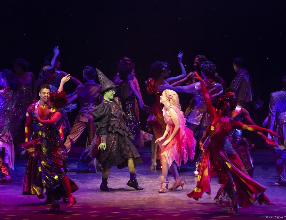 A peça 'Wicked', em cartaz em São Paulo — Foto: Divulgação