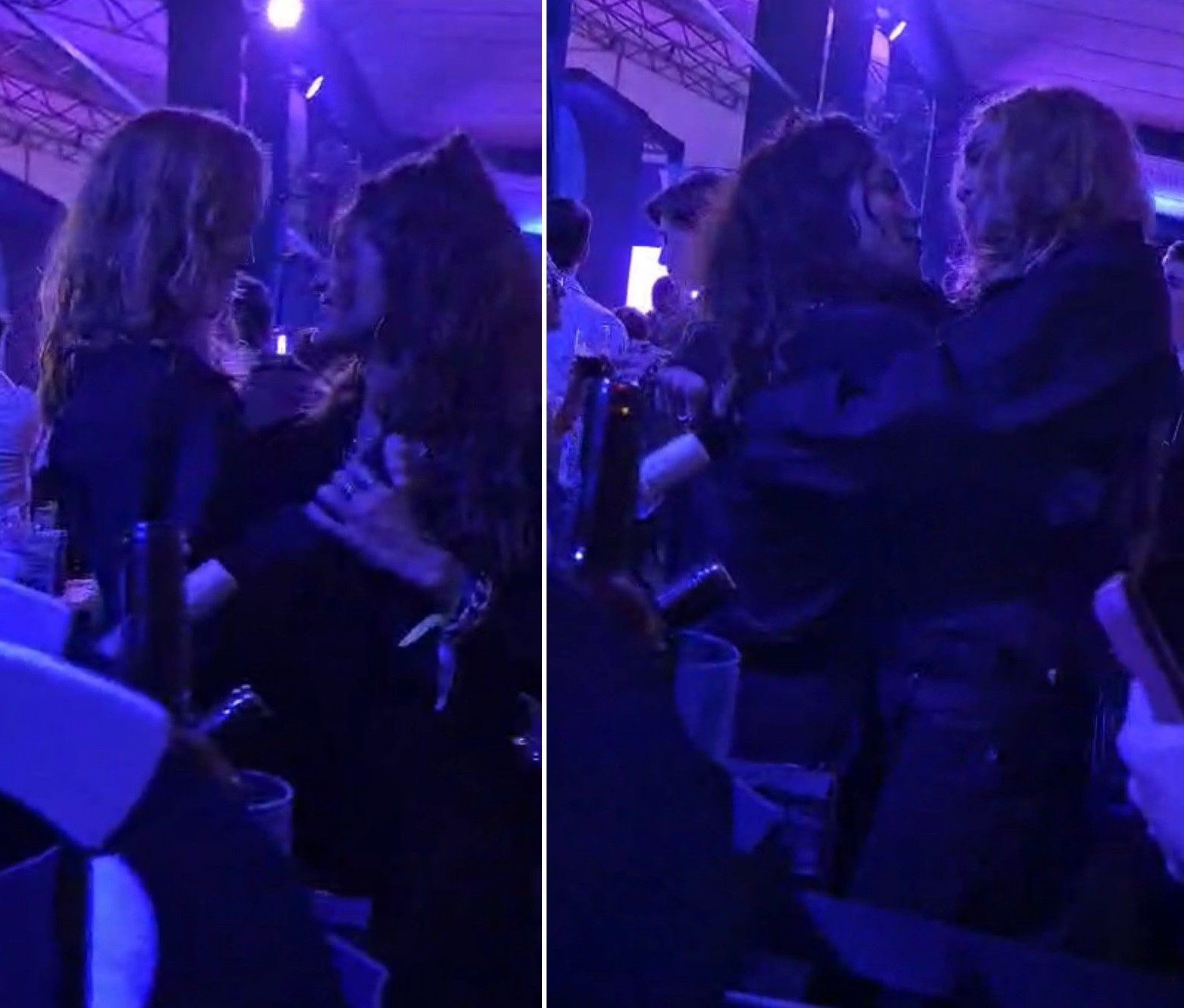 Nanda Costa curte show  de Marisa Monte agarradinha à nova namorada produtora; vídeo