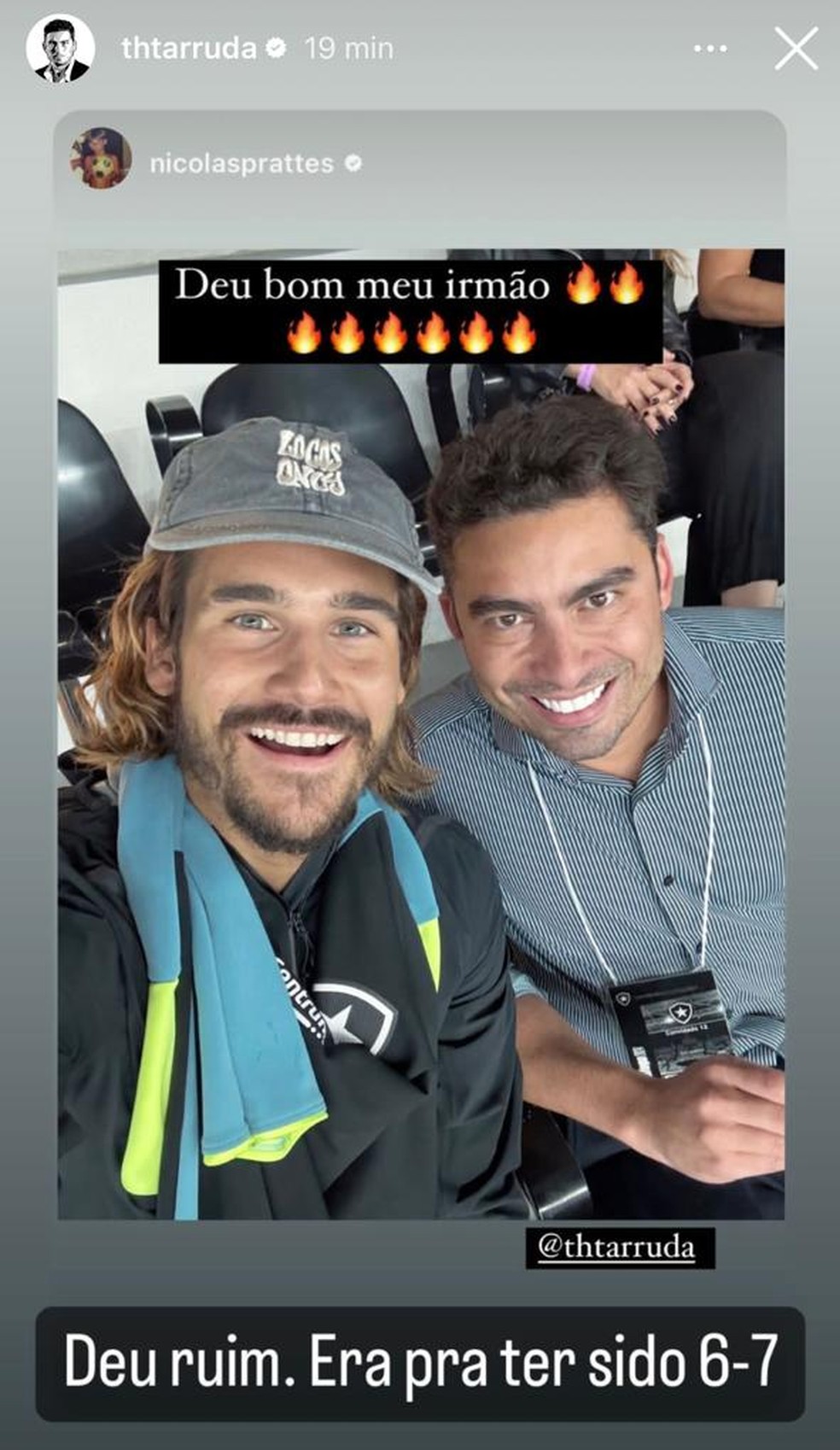 “Era pra ter sido 6 ou 7”, diz CEO do Botafogo — Foto: Reprodução