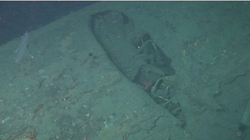 interior do submarino &mdash; Foto: Woods Hole Oceanographic Institution/Divulga&ccedil;&atilde;o