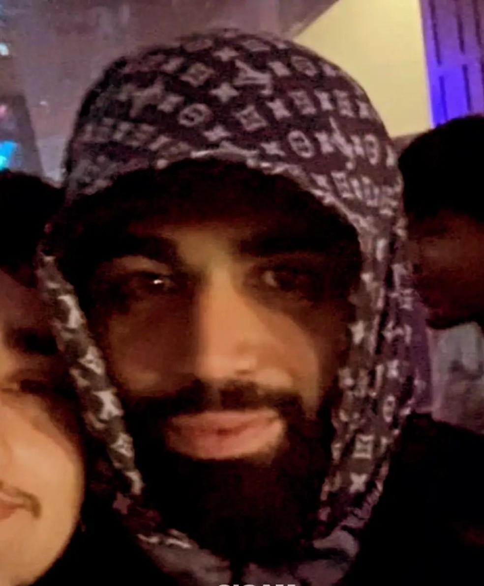 De folga, Gabigol vai &agrave; festival de trap no Rio "disfar&ccedil;ado" &mdash; Foto: reprodu&ccedil;&atilde;o/ instagram