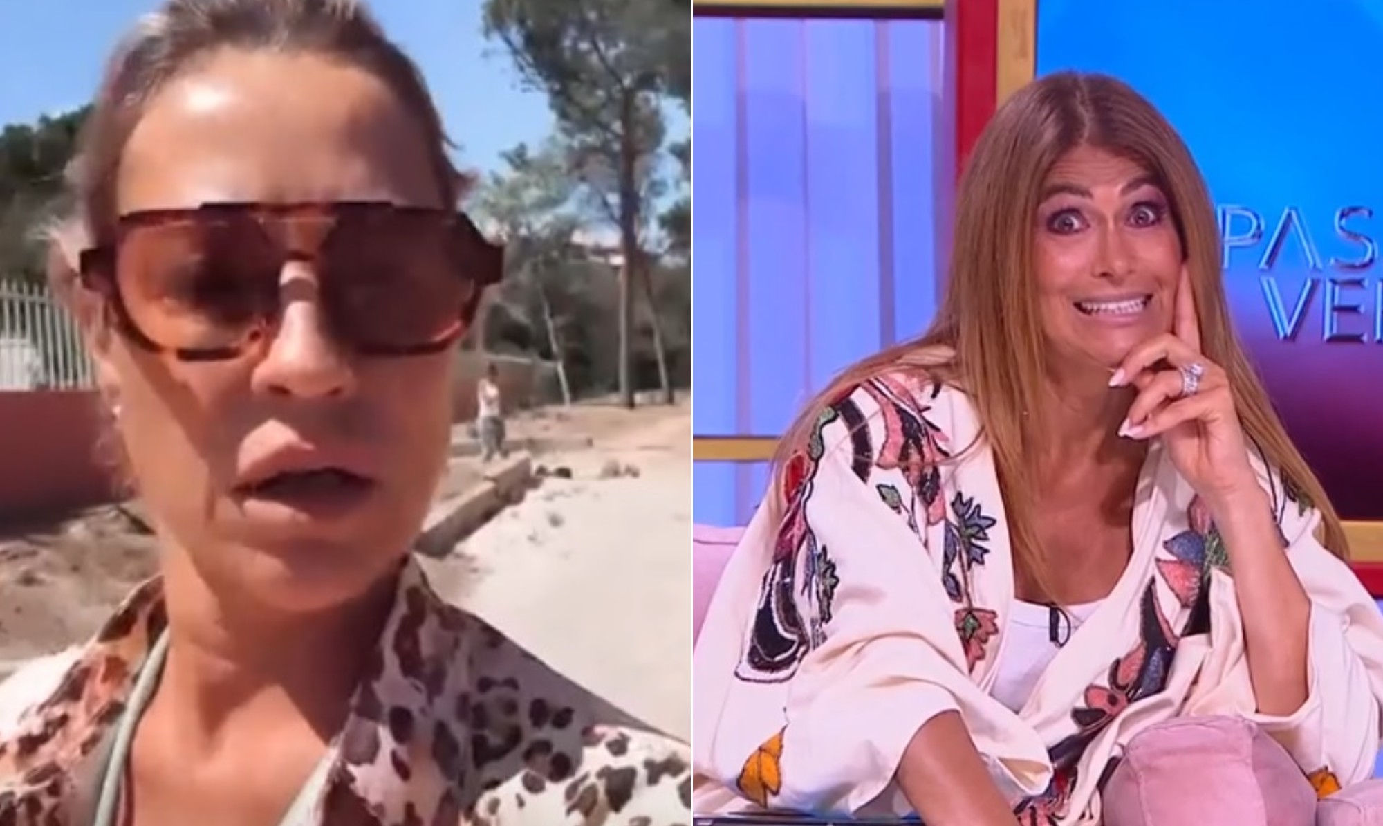 Discussão de Luana Piovani com vizinha vira tema na TV em Portugal, e atriz é alvo de xenofobia: 