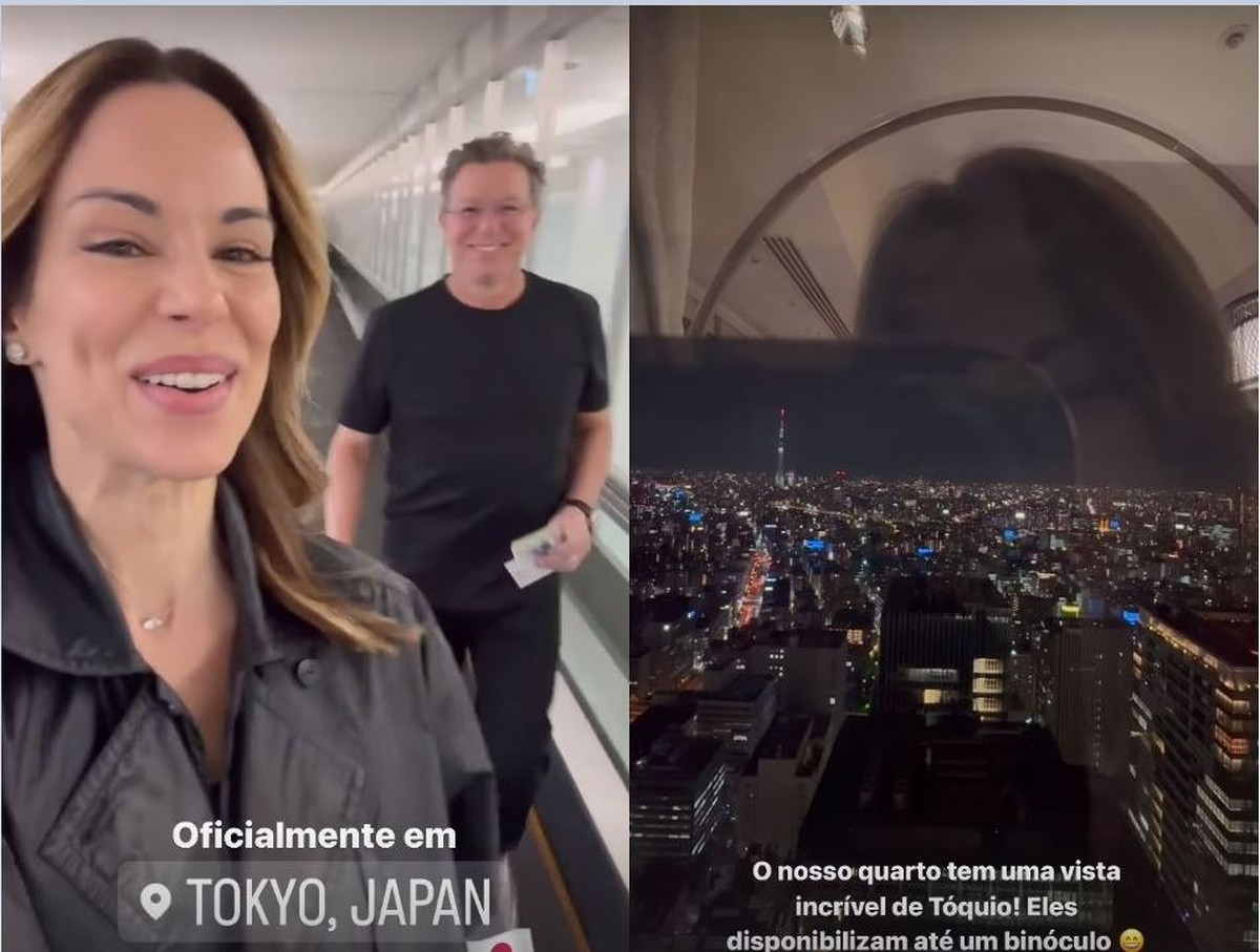 ボニーニョとアナ・フルタドは東京で1日あたり10,000レアルの部屋に滞在：「信じられないほどの眺め」