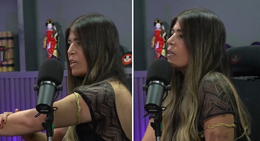 Bruna Surfistinha detalha traição e  agressão do ex-marido — Foto: Reprodução/YouTube