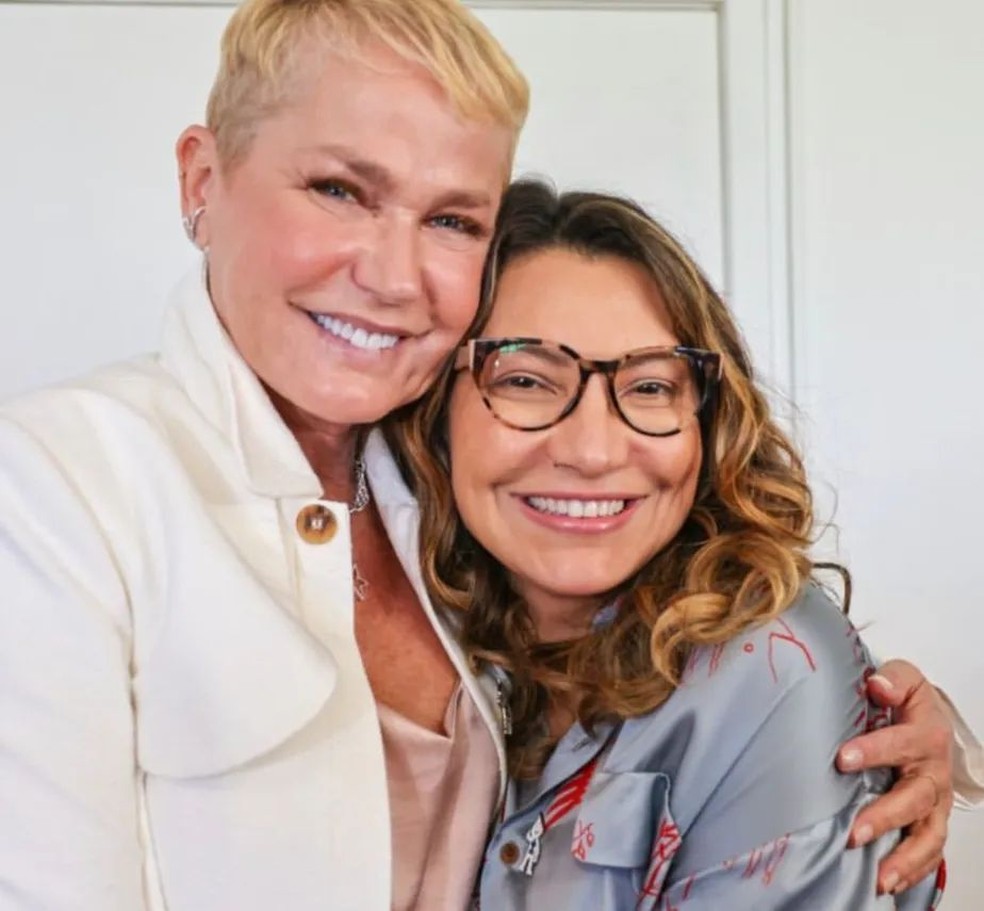 Xuxa e a primeira-dama Janja juntas na campanha pela vacina&ccedil;&atilde;o &mdash; Foto: Instagram