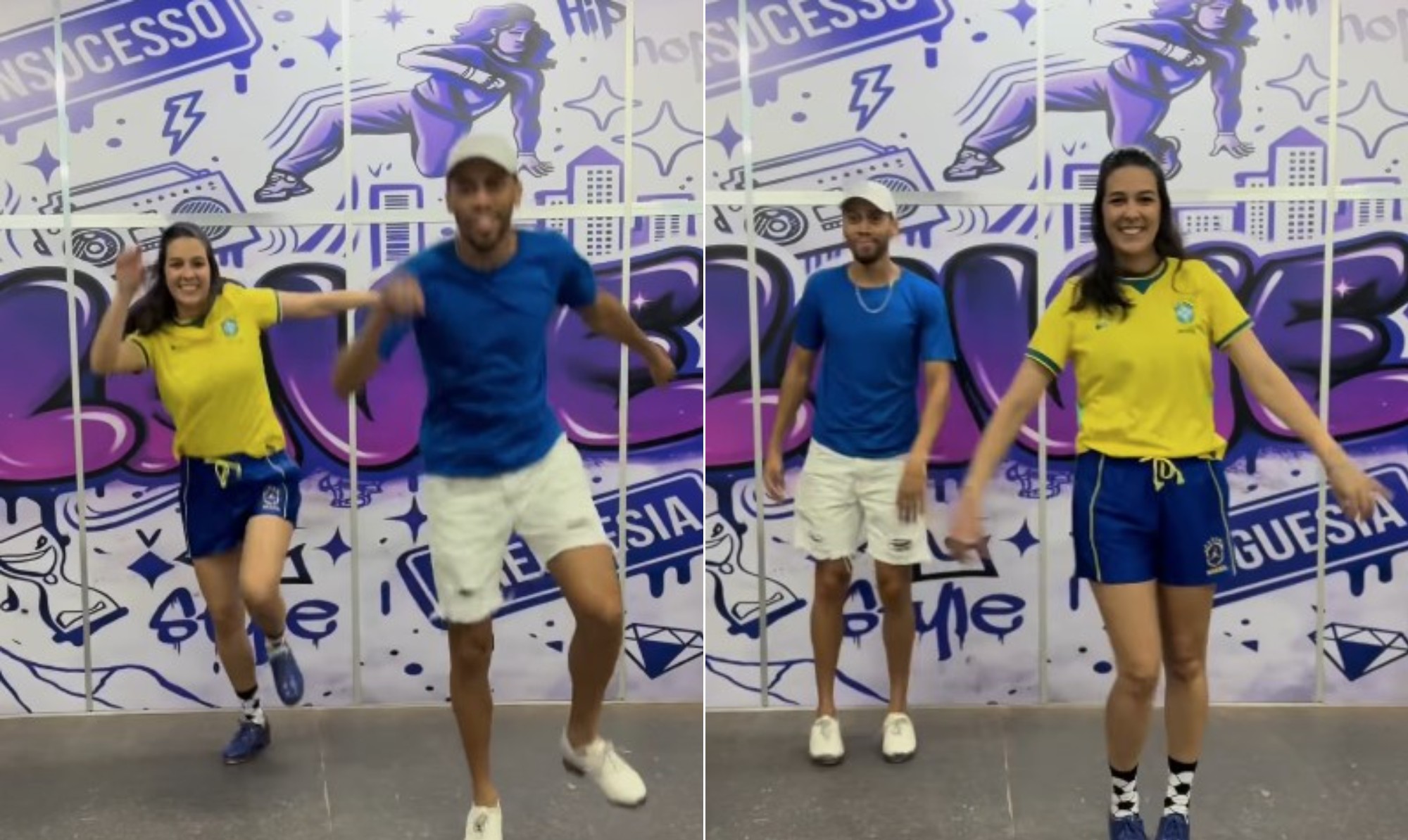 Narradora Renata Silveira impressiona com coreografia de sapateado 