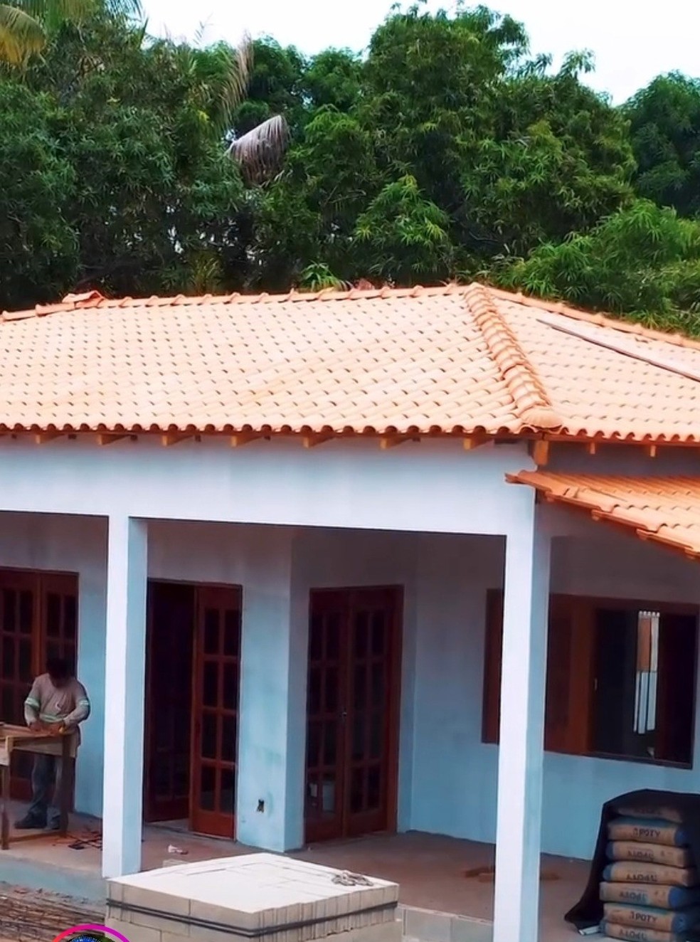 Marciele Albuquerque construiu a casa dos pais — Foto: rep/ instagram