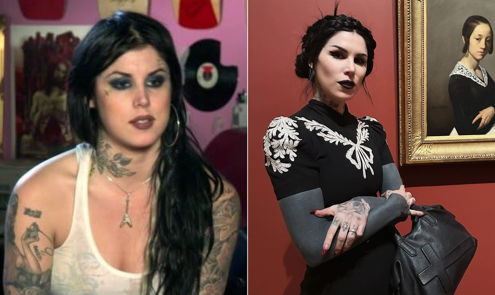 Quem é Kat Von D, estrela de reality de tatuagem que cobriu o corpo com tinta preta ao abandonar