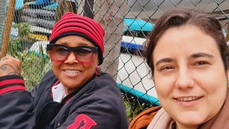 Sandra de Sá e a mulher Simone Floresta — Foto: reprodução/ instagram