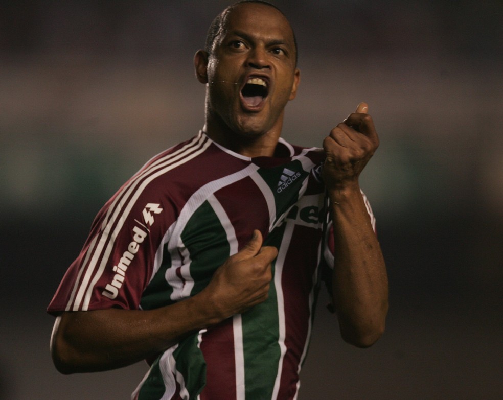 Tuta em passagem pelo Fluminense — Foto: Alexandre Cassiano