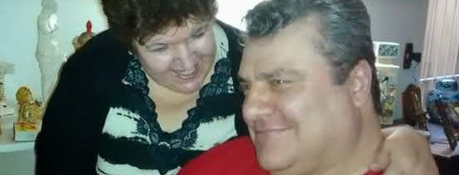 Gerson Brenner com a mulher Marta Mendonça — Foto: reprodução/ facebook