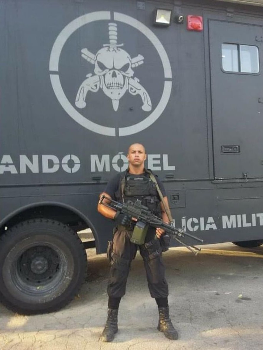 O policial militar do Bope Rafael Wolfgramm Dias