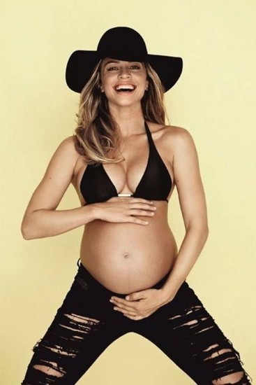 Grazi grávida de Sofia — Foto: Christian Gaul/Revista Tpm