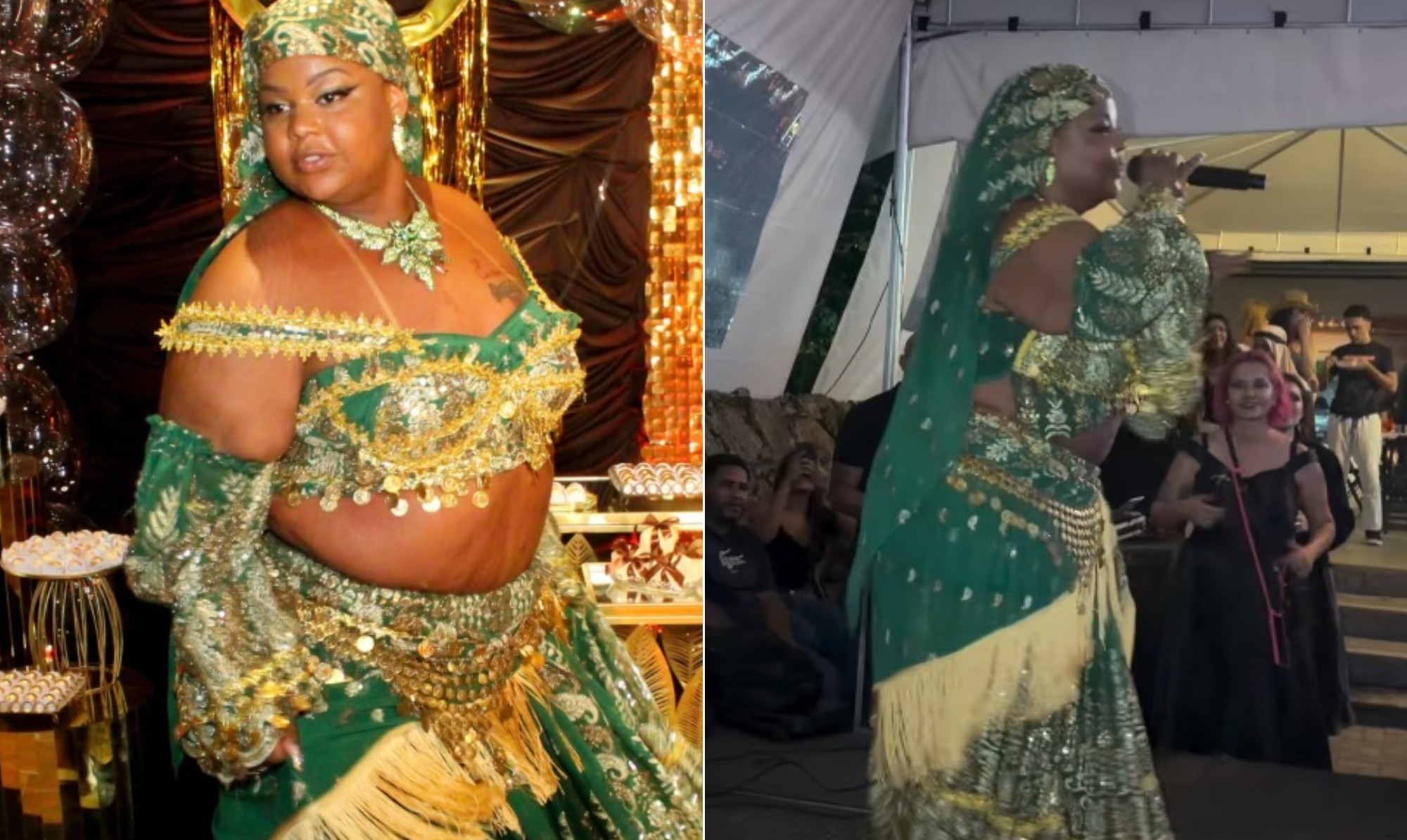 MC Carol revela gostar de ouvir música árabe para se acalmar e celebra 33 anos com festa temática: 'Exatamente como eu queria'