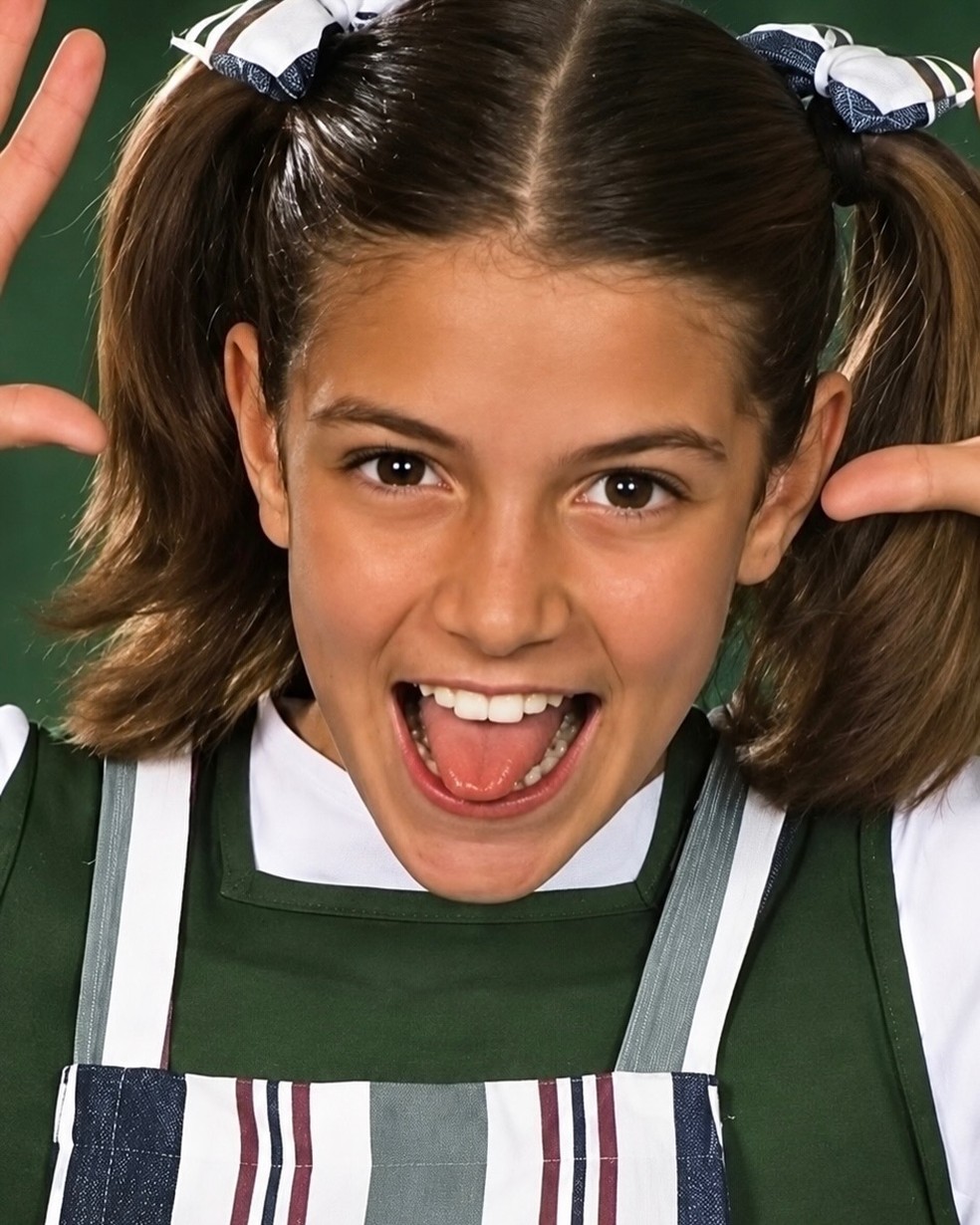 Renata Del Bianco como Vivi em Chiquititas — Foto: Reprodução/Instagram