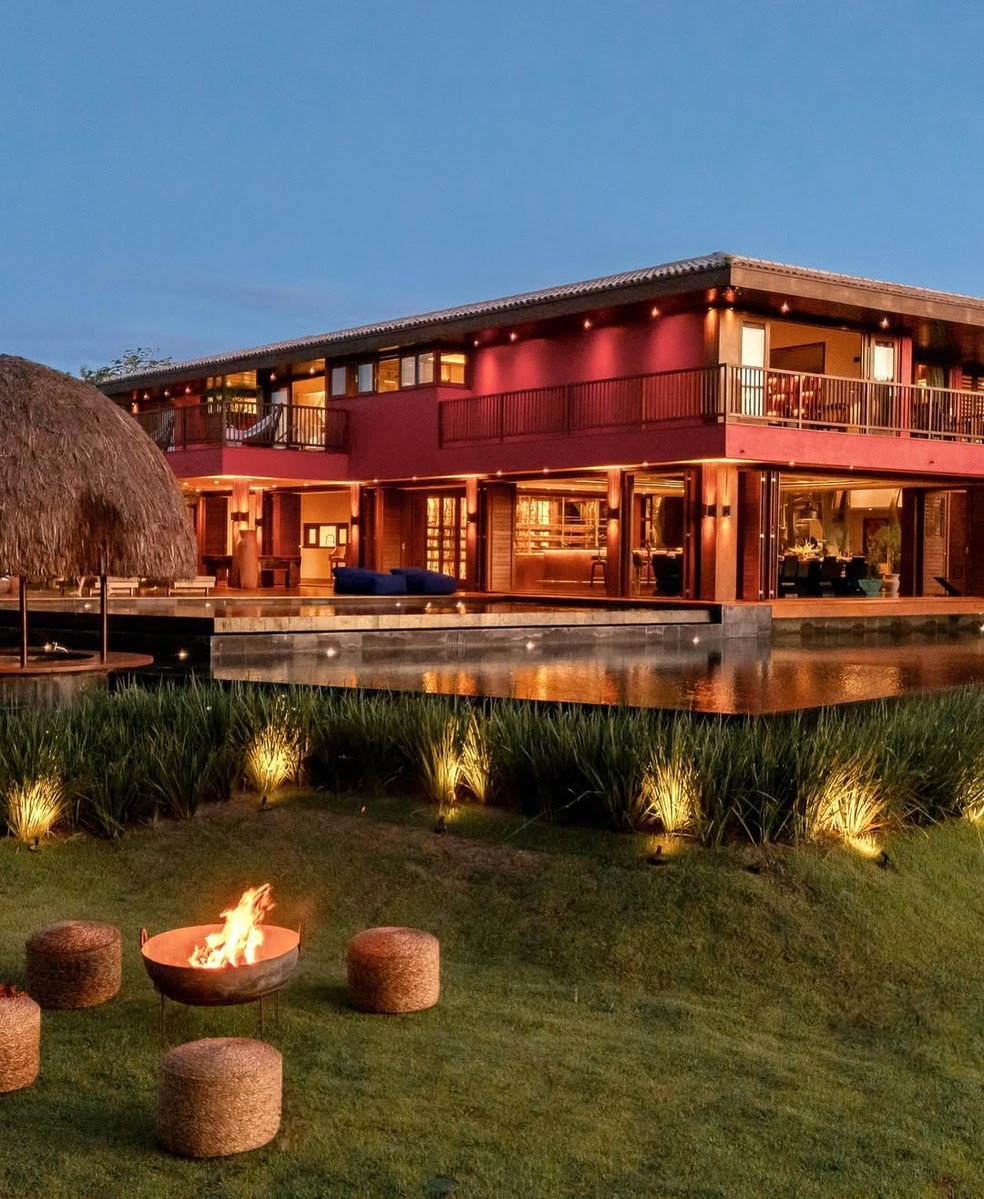 Ivete Sangalo aluga casa de luxo para férias com a família em Trancoso, na Bahia — Foto: Reprodução/Instagram