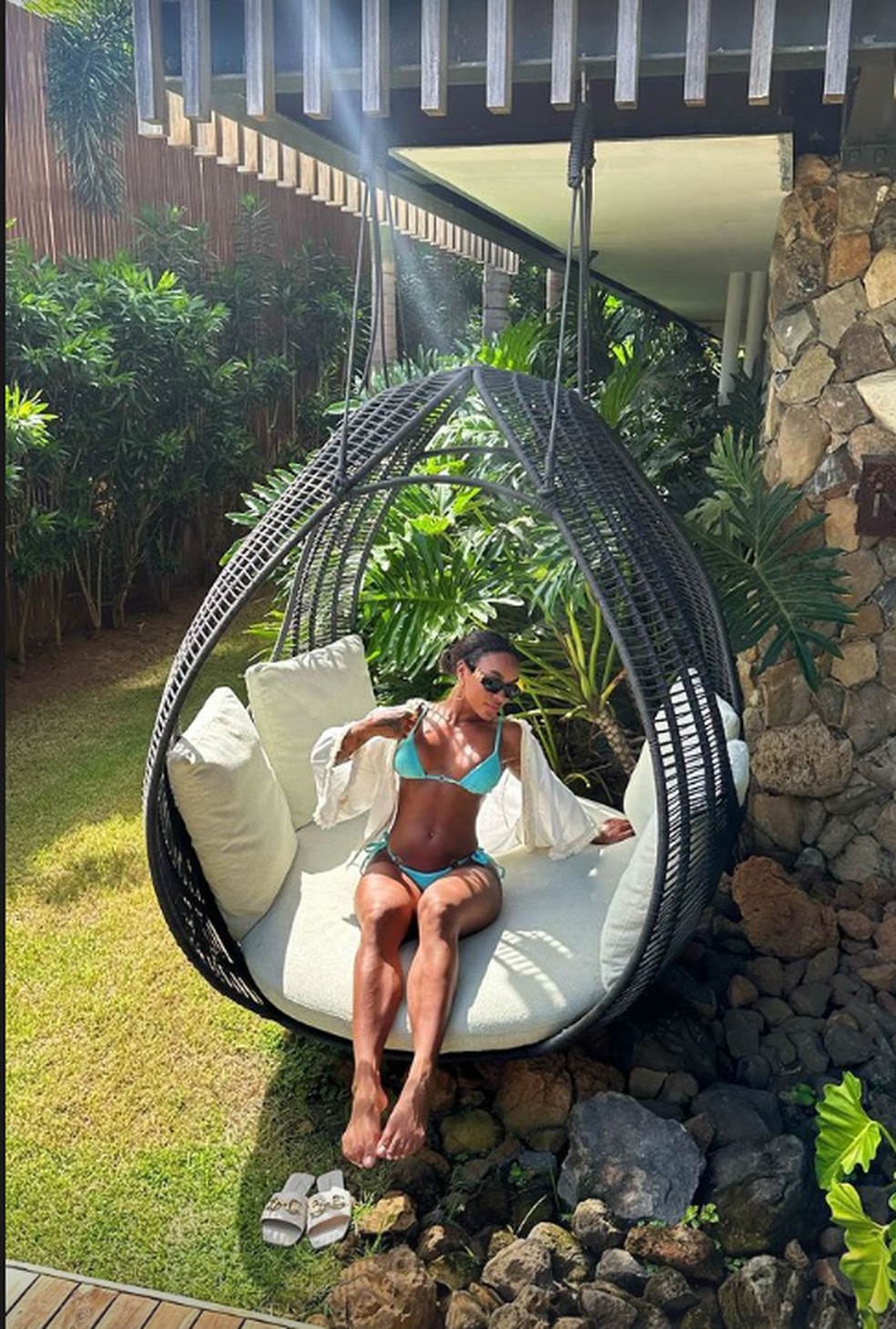 Patricia Ramos posa em viagem a Fernando de Noronha &mdash; Foto: Reprodu&ccedil;&atilde;o/Instagram