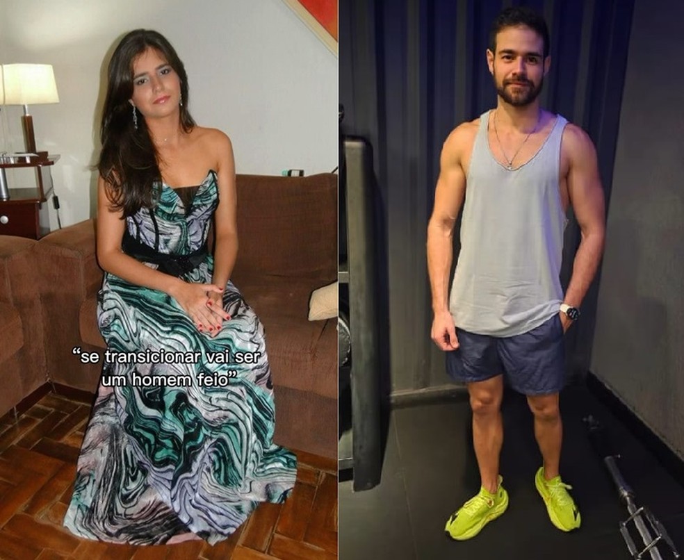 Bernardo Rabello posta foto antes da transi&ccedil;&atilde;o &mdash; Foto: reprodu&ccedil;&atilde;o/ instagram