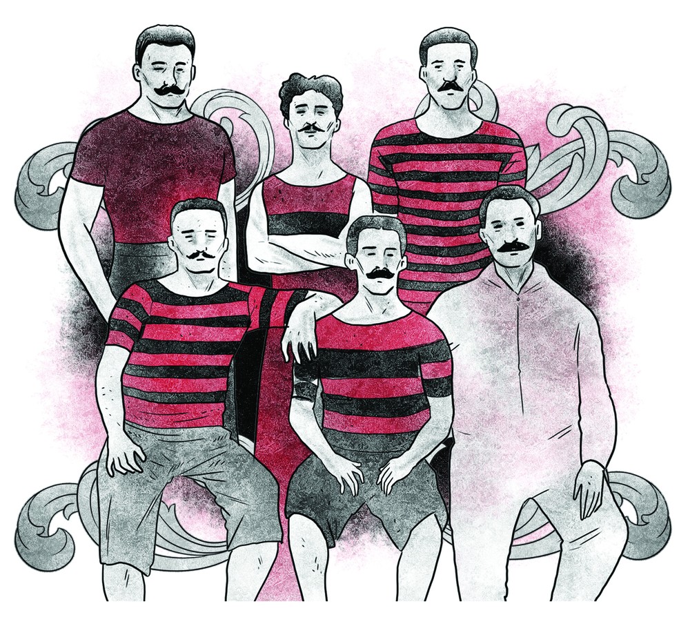 Remadores do Flamengo — Foto: André Mello