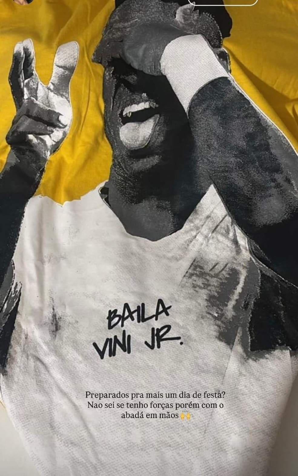 Convite para o segundo dia de festa de Vini Jr &mdash; Foto: Reprodu&ccedil;&atilde;o/ Instagram