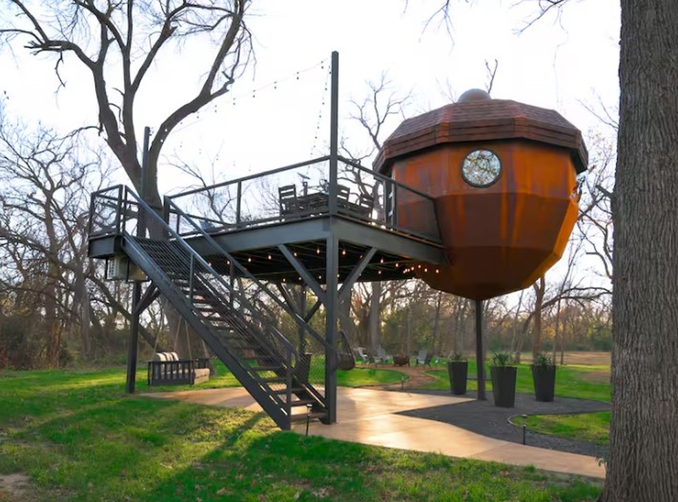 Nut House, em Aubrey (Texas, EUA) — Foto: Reprodução / Airbnb