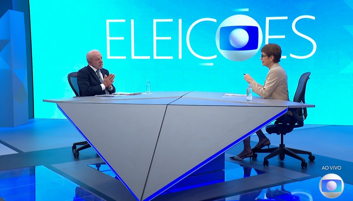 Lula é entrevistado pela Globo a dez dias do segundo turno