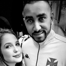 Larissa Ferrari e Dimitri Payet — Foto: Arquivo pessoal