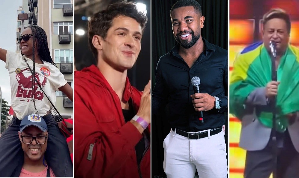 Eleições 2026: os famosos que apoiam Lula e Flávio Bolsonaro para presidente