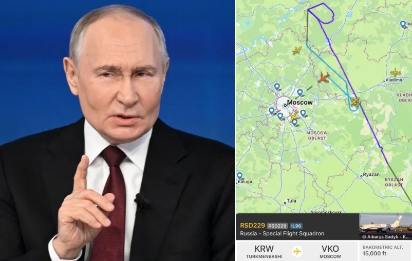 Putin ficou 'retido no ar' durante ofensiva de drones e balões da Ucrânia contra Moscou