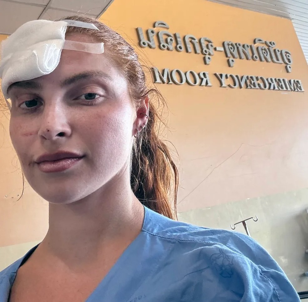 Influencer passou um mês tratando ferimentos — Foto: Reprodução