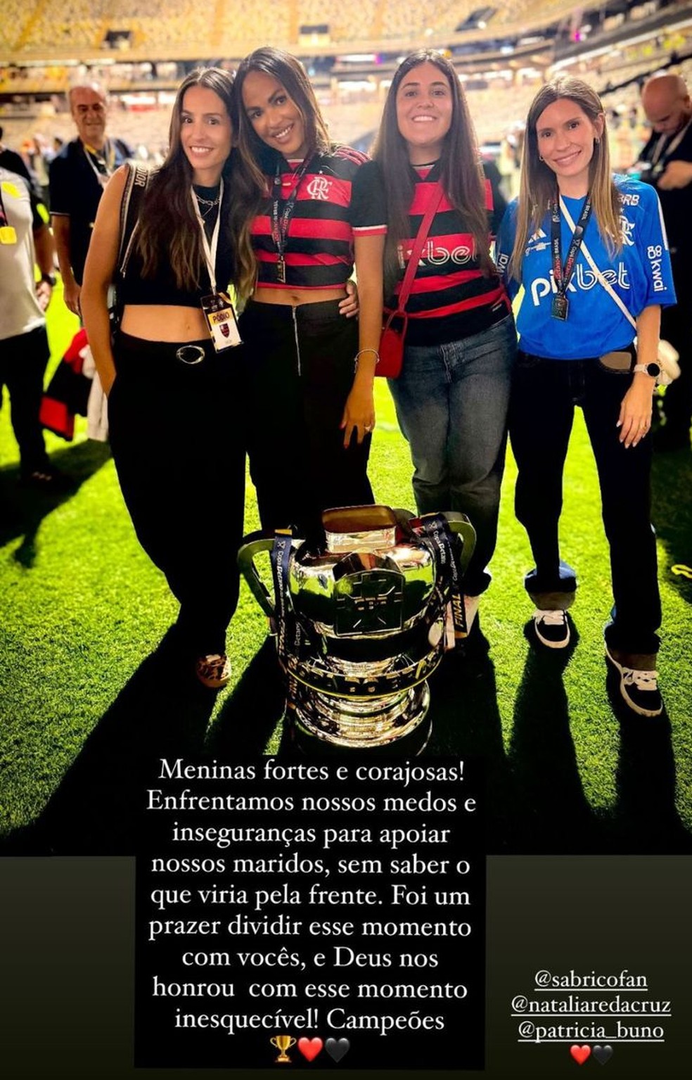 Patricia Buno, Gisellen Ramalho, Natalia da Cruz e Sabrina Rossi &mdash; Foto: Reprodu&ccedil;&atilde;o/Instagram