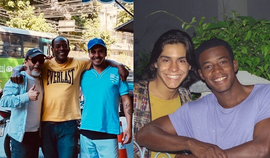 Casal gay pioneiro na TV se reencontra em food truck comandado por ator no Rio