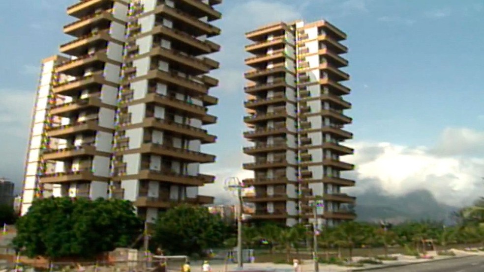 Para o apartamento onde morava Din&aacute;, de "A viagem", foi usado como fachada o condom&iacute;nio Barramares, na Barra &mdash; Foto: Globo/reprodu&ccedil;&atilde;o
