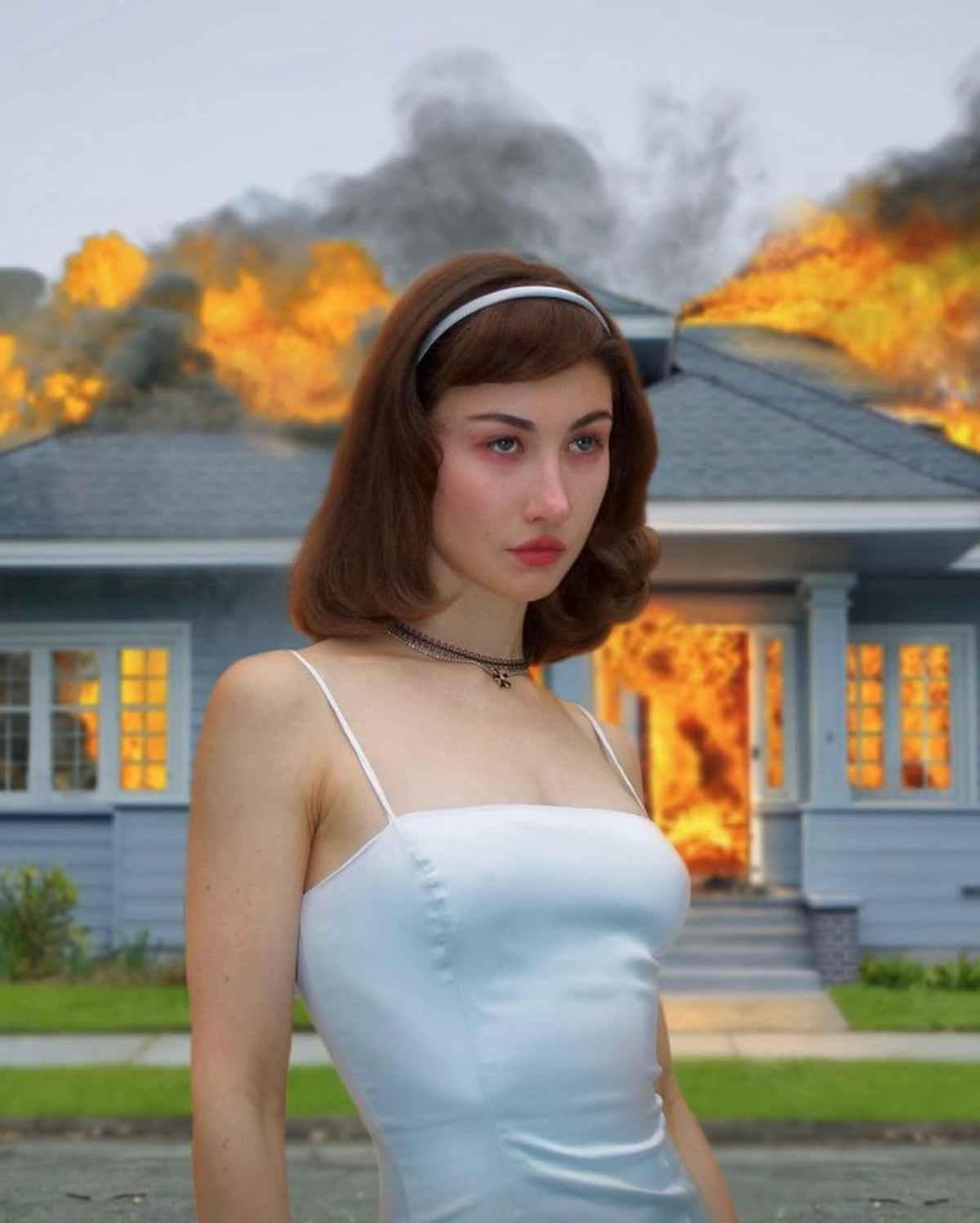 Influencer Causa Polémica com Foto e Piada sobre Incêndios em Los Angeles