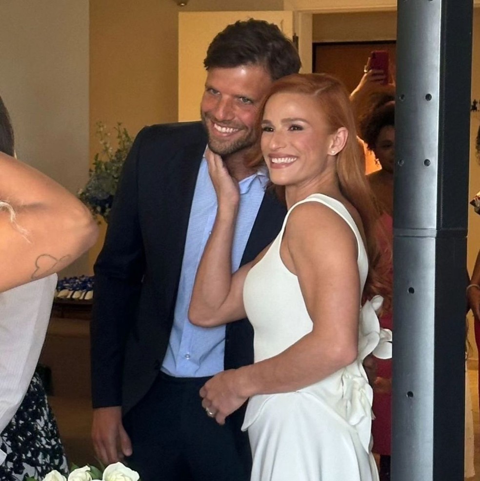 Jade Barbosa se casa com o administrador Leandro Fontanesi — Foto: Instagram