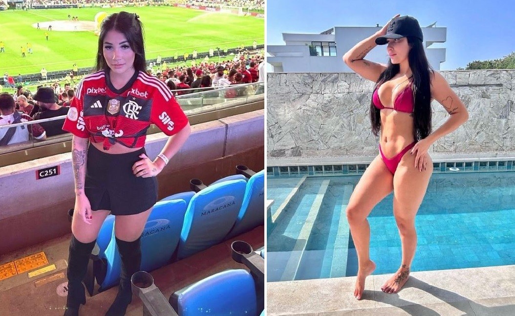 Greice Gonçalves, mulher do jogador Gerson do Flamengo — Foto: rep/ instagram