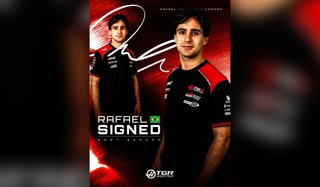 Brasileiro Rafael Câmara é anunciado pela Haas para a temporada 2027 da Fórmula 1