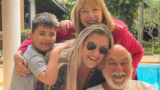 O ator Lima Duarte em família — Foto: Instagram