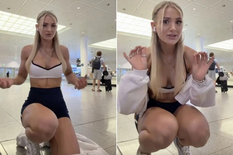 Influencer fitness é impedida de embarcar em avião por causa de roupa de ginástica: 'Pelada'