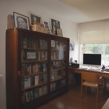 O escritório de Fernanda Torres — Foto: reprodução/ instagram