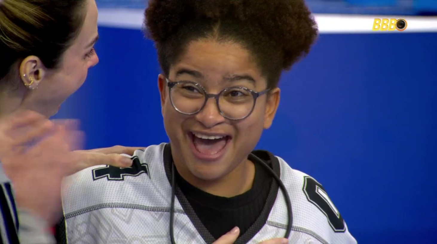 Milena vence prova do anjo no 'BBB 26' — Foto: Reprodução/TVGlobo
