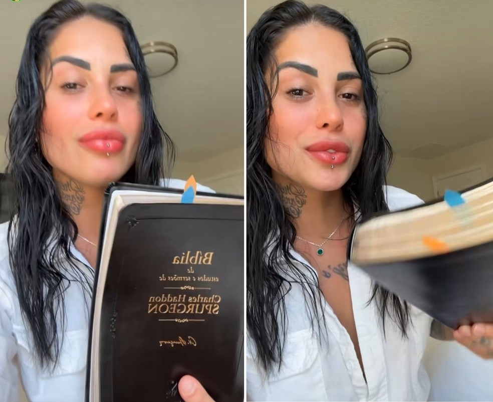 Tati Zaqui diz que ler a Bíblia todos os dias — Foto: Instagram