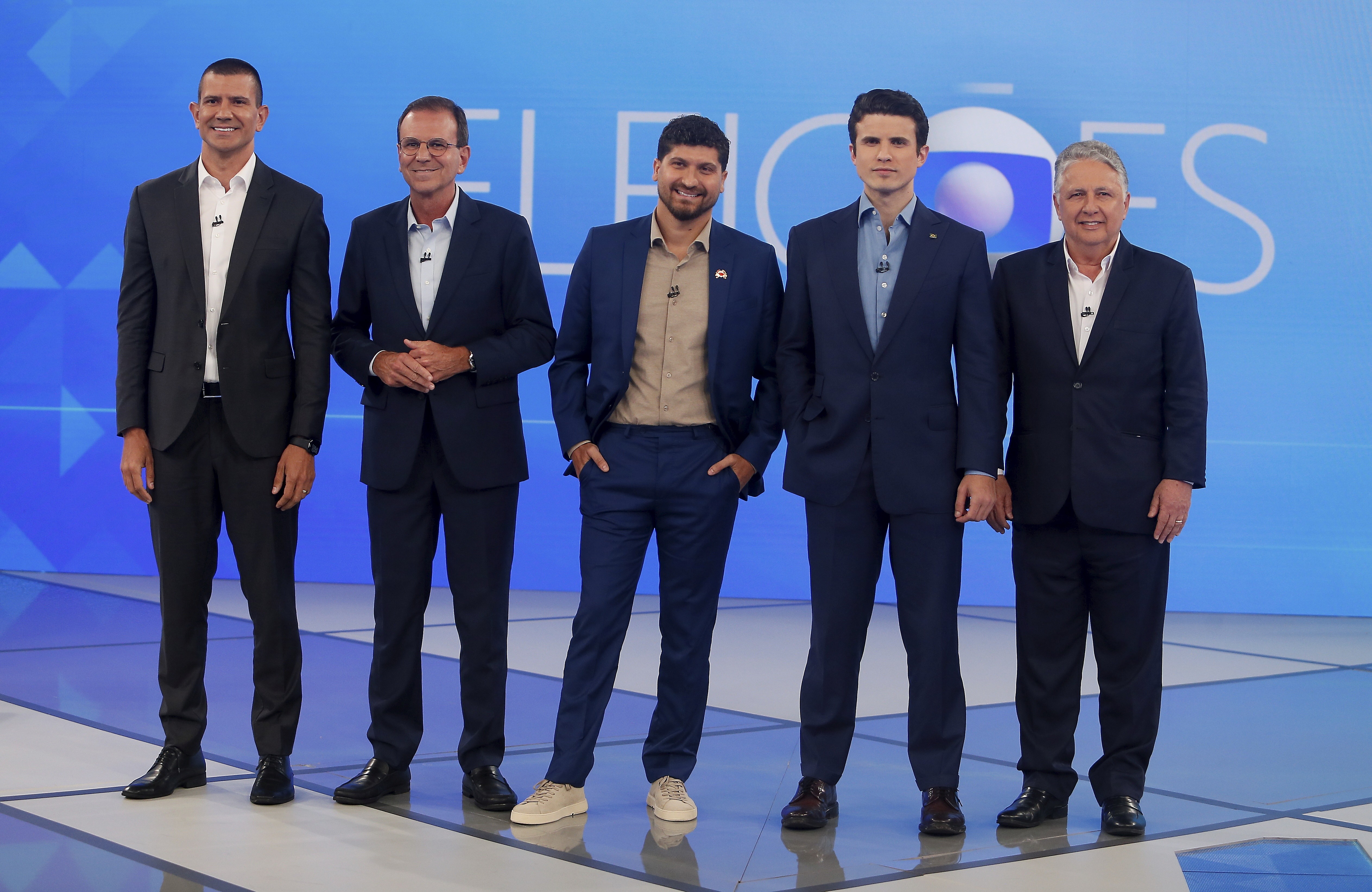Eduardo Paes e Douglas Ruas se enfrentam no debate da Globo com menções a Lula, Cabral, Castro e Bacellar