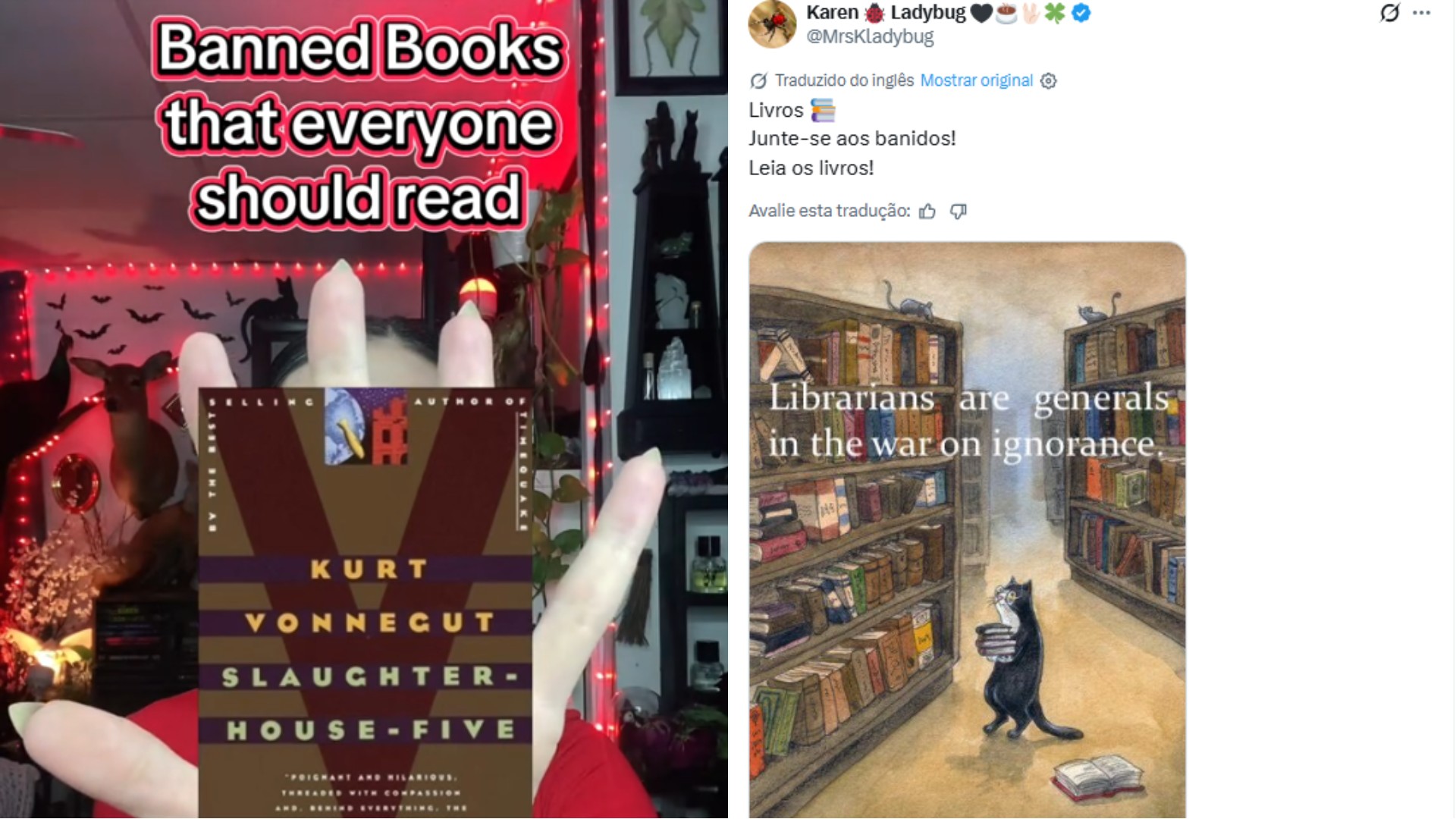 Censura de livros nos EUA provoca comoção nas redes