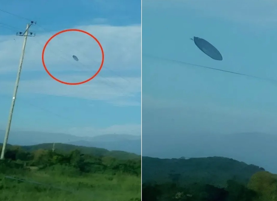 Foto objek yang dilaporkan dalam penampakan UFO