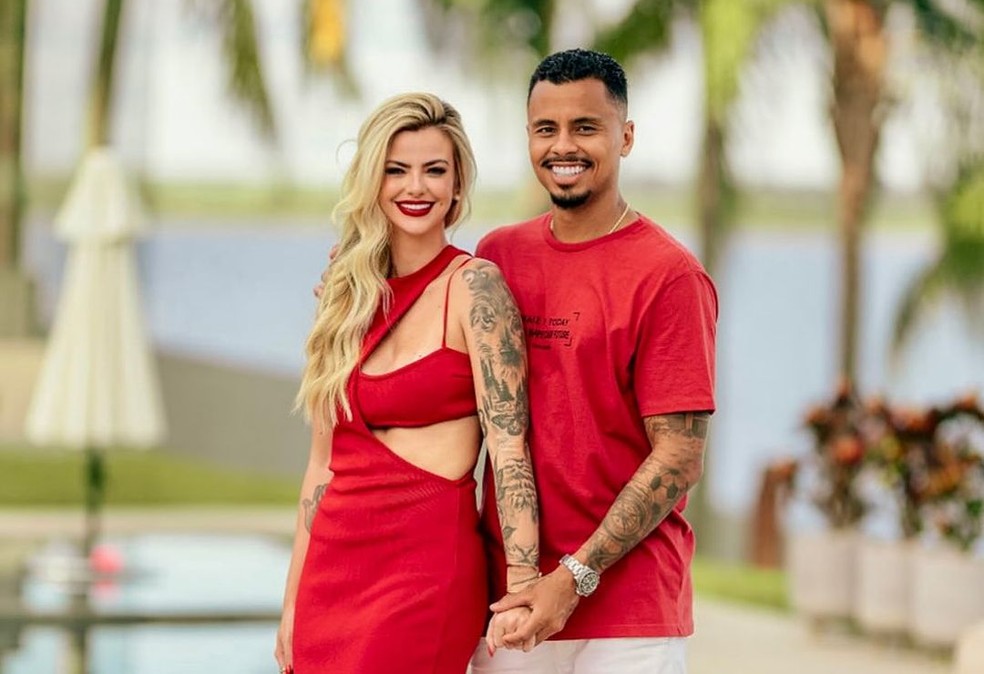 Jordana Von Holleben, mulher de Allan Souza, do Flamengo  Foto: Reproduo/Instagram