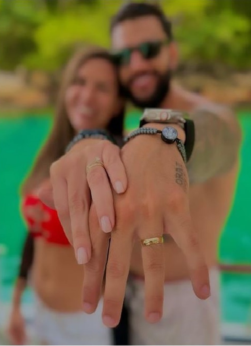 Cybelle Hermínio e Kaueh Rodrigues — Foto: rep/ instagram