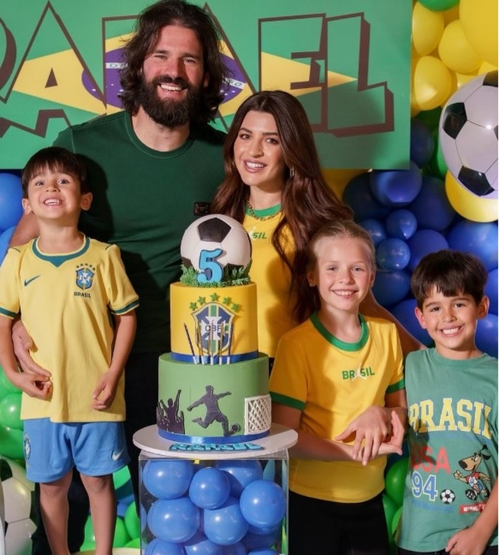 Aniversário do filho de Alisson — Foto: Reprodução/Instagram