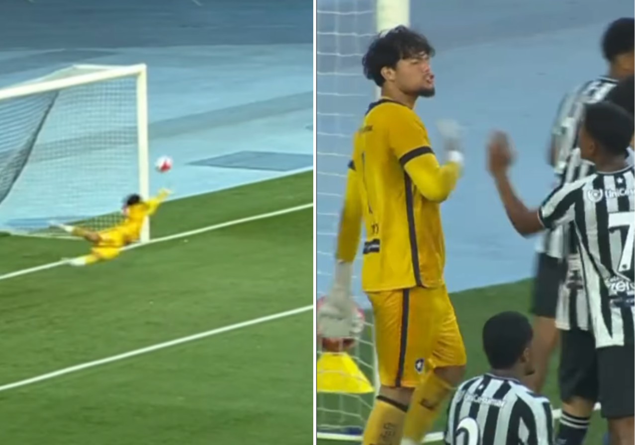 Bruno Samudio faz defesa impressionante e pega pênalti em jogo do Botafogo no Brasileirão Sub-17; veja o lance - QTU Questões do Universo