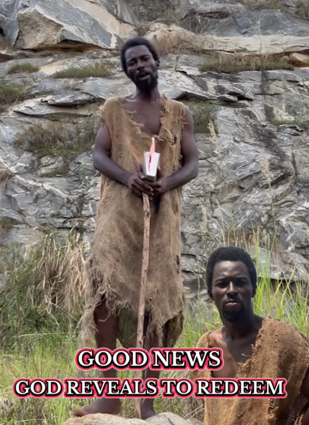 Ebo Noah disse que Deus adiou novo dilúvio — Foto: Reprodução/Tiktok